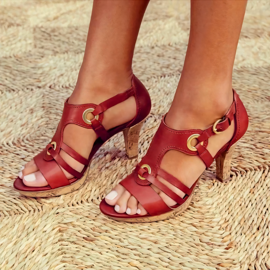 Aurelia | Stylish Leather Heels