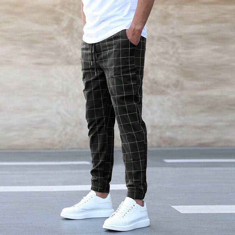 Celso – Men's Checkered Jogger Pants