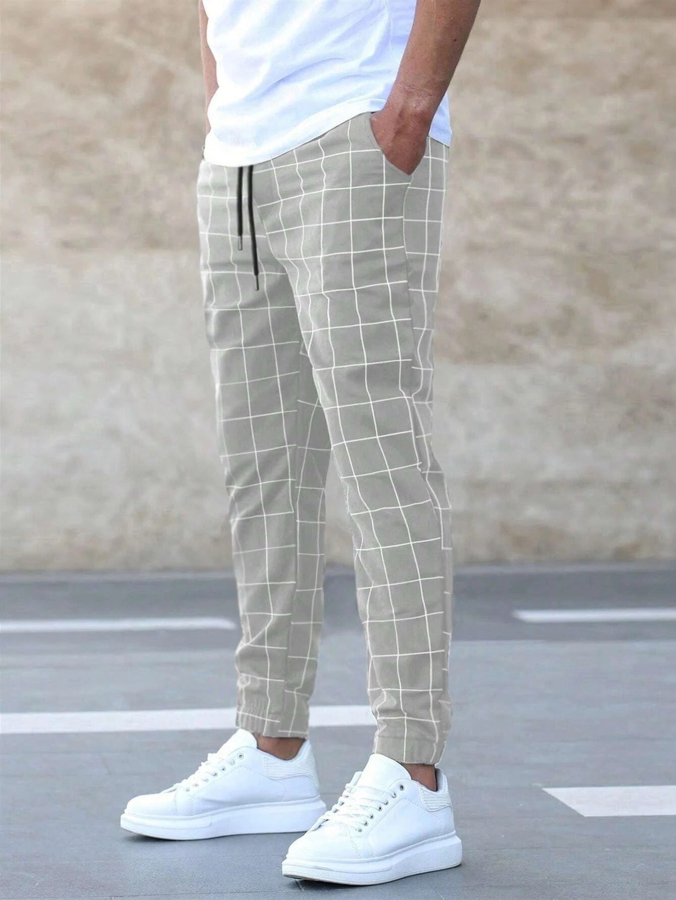 Celso – Men's Checkered Jogger Pants